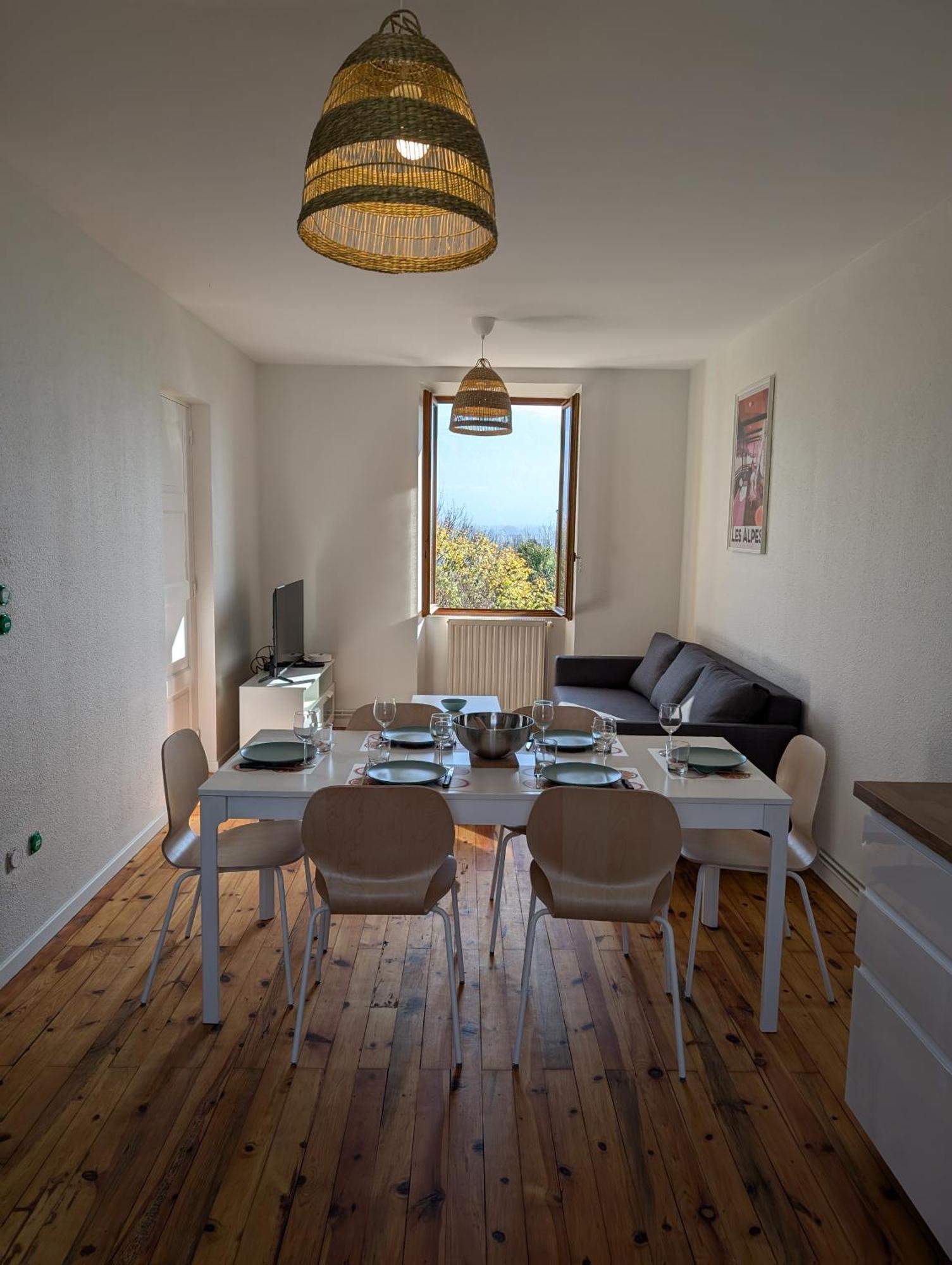Appart 65M2 Avec 2 Chambres Dans Ferme Renovee - Parking Gratuit - Grande Vue Montagnes มงต์บอนโนแซงต์มาร์แตง ภายนอก รูปภาพ
