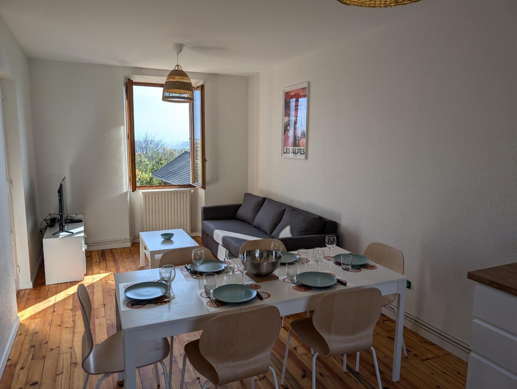 Appart 65M2 Avec 2 Chambres Dans Ferme Renovee - Parking Gratuit - Grande Vue Montagnes มงต์บอนโนแซงต์มาร์แตง ภายนอก รูปภาพ